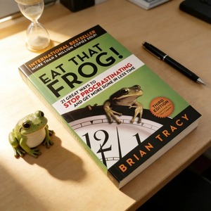 Eat That Frog de Brian Tracy, <span class=keywords><strong>libro</strong></span> sobre cómo combatir la procrastinación, aumentar la productividad, mejorar la eficiencia diaria y el autoaprendizaje - Product Image 1