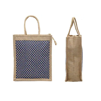Tas Selempang Kanvas Katun Bohemian Logo Kustom Ramah Lingkungan Tahan Air dengan Tali Serut, Tas Jinjing Bahu Crossbody untuk Unisex