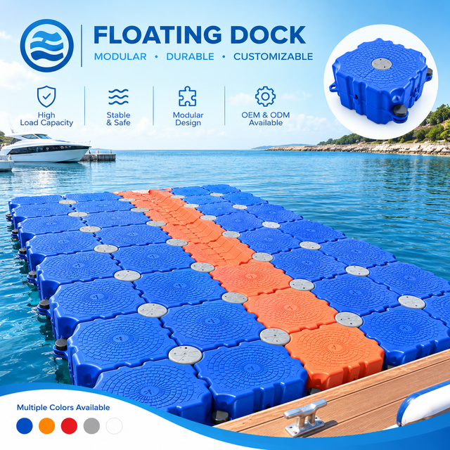 GZZH Water Aquatic Plastic Modular Jetty Pontoon Cube Jet Ski Dock Floating Dock