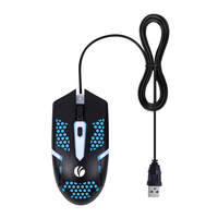 VCOM Plug and Play-Ensemble clavier-souris de jeu USB arc-en-ciel avec rétroéclairage LED