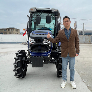 Miễn phí vận chuyển EPA 70hp 80hp máy kéo 4x4 DIESEL nhỏ gọn nhỏ mini trang trại vườn USA CE <span class=keywords><strong>4</strong></span> bánh xe nông nghiệp máy kéo - Product Image 4