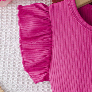 Abbigliamento per bambini vestito Casual moda carino stampa farfalla per bambini vestito rosa gonna rossa per bambina - Product Image 6