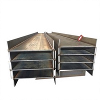 Viga H Soldada de Fábrica China, Acero al Carbono Q235B, Sección H de Brida Ancha, 25 Toneladas MOQ para Proyectos de Construcción