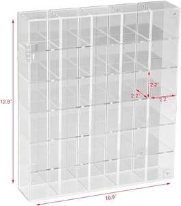 Boîte de collecte en acrylique transparent réglable <span class=keywords><strong>pour</strong></span> usage domestique <span class=keywords><strong>Vitrine</strong></span> de roche écologique <span class=keywords><strong>pour</strong></span> pierres de flèche de roche Cristal minéral - Product Image 1