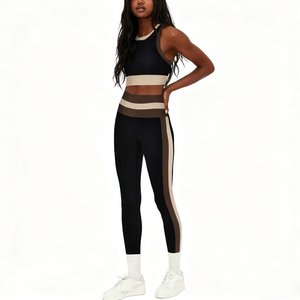 <span class=keywords><strong>Yoga</strong></span> Wear Sport Vêtements Ensemble Femmes <span class=keywords><strong>Junior</strong></span> Soutiens-Gorge Jogging Sportspants Slim Fit Leggings Contraste Conception <span class=keywords><strong>Yoga</strong></span> Ensemble - Product Image 1