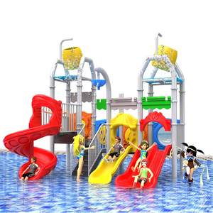 Équipement de piscine en plastique personnalisé pour aire de jeux pour enfants, parc extérieur, toboggans de parc aquatique blancs d'<span class=keywords><strong>occasion</strong></span> à vendre - Product Image 1