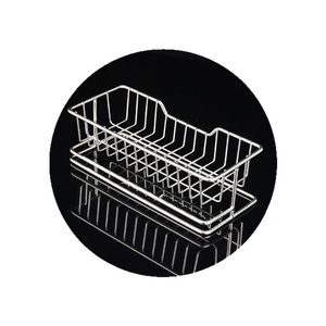 304 Stainless Steel Modern Wall-Mounted <b>Kitchen</b> Sink <b>Rack</b> Dishwashing Cloth Storage Detergent Drain Eco-Friendly for Hotel Use - Product Image 3