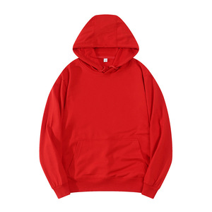 Sweat-shirt à capuche doublé en polaire bleu royal, vêtement de travail en coton épais pour l'automne et l'hiver - Product Image 4