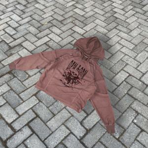 ผู้ผลิตเสื้อฮู้ดดี้โอเวอร์ไซส์ผ้าฝ้ายเทอร์รี่ 100% แบบสั่งพิมพ์ลายได้ ตัดเย็บแบบวอชด์ ทรงหลวม ชายเสื้อแบบดิบ สำหรับผู้ชาย ฤดูใบไม้ร่วง - Product Image 3