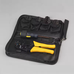 Steel Electrical Hand <b>Crimping</b> Tool <b>Set</b> Wire Crimper Plier 4 Jaws Multifunctional Wire Stripper OEM Industrial Grade 14mm - Product Image 6