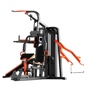 Equipo de construcción de fuerza de cuerpo completo, equipo multifuncional de 3 estaciones para gimnasio en casa, gran oferta