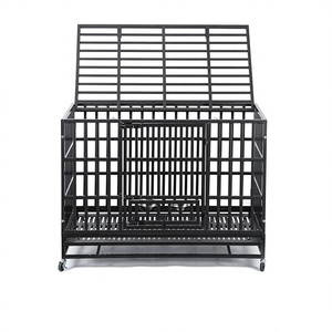 Gabbia per Cani Resistente in Metallo, Recinto per Cani di Taglia Grande, Facile da Montare, con Ruote e Vassoio Rimovibile - Product Image 2