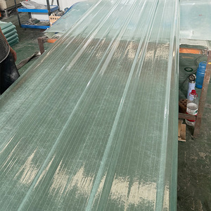 Plaques de toiture ondulées en PRV, panneaux stratifiés en fibre de verre transparente, épaisseur 1,2 mm-3 mm - Product Image 1