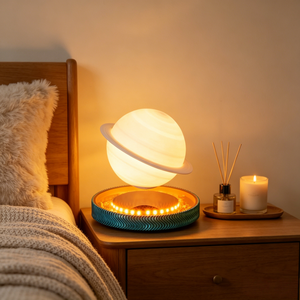 Floating 3D Printing Saturn LED Lamp Factory Price Magnetic Levitation Planet Home Ornament <b>Light</b> - Product Image 2