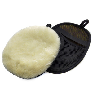 Imitation <b>Wool</b> Car Wash <b>Gloves</b> Multifunctional Faux <b>Wool</b> Car Cleaning <b>Glove</b> For Vehicle Detailing - Product Image 4