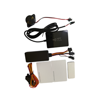 Traceur GPS J16 4G + 2G LTE GSM pour voiture et camion 9-90V avec coupure d'alimentation, sirène NFC et dispositif de suivi GPS RFID