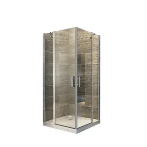 Cabine de douche facile à nettoyer pivotante de 8mm BL-H818 cabine de douche