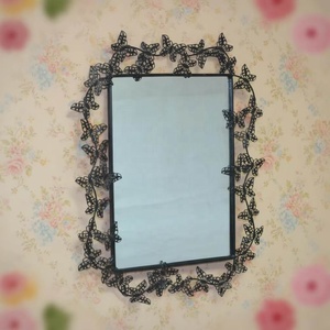 FARFALLA ROTONDA CON CORNICE <span class=keywords><strong>SPECCHIO</strong></span> A PARETE - Product Image 1