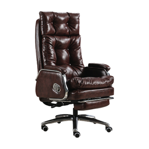 Ghế văn phòng cao cấp có tựa đầu, tựa lưng cao, đệm chân, đệm ngồi êm ái, chức năng massage - Product Image 2