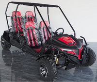 Kart de course K7XC-4 300CC à refroidissement par eau, 4 temps, 4 places, suspension indépendante, transmission par chaîne, faible MOQ, OEM, directement de l'usine