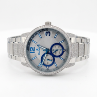 Marken-Luxus Herren Automatikuhr in Blau mit Mechanischem Uhrwerk, Edelstahlgehäuse 40mm, Glasanzeige, Analog ETA-Uhrwerk, Wasserdicht