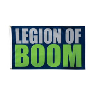 Tissu d'impression en polyester personnalisé double face Drapeaux <span class=keywords><strong>de</strong></span> football <span class=keywords><strong>pirate</strong></span> personnalisés en couleur avec œillets - Product Image 1