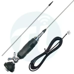 Antenna GM-2883, ALAN 9 4dBi in acciaio inox frusta Mobile autoradio Antenna per bagagliaio CB 26-28MHz 50 Ohm impedenza Omni radiazioni - Product Image 1