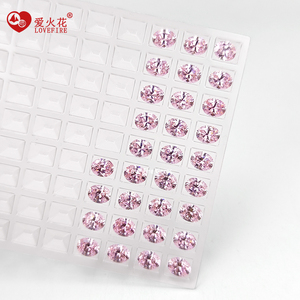 Envío rápido Wuzhou 5A Gemas Ovalado Corte brillante Piedra de circón M-Color Rosa Corte facetado <span class=keywords><strong>Zirconia</strong></span> cúbica Piedras sintéticas CZ - Product Image 6