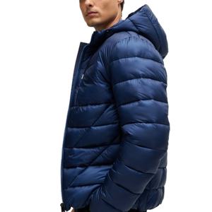 Veste matelassée légère pour homme de style personnalisé par le fournisseur - Manteau en duvet fin tendance pour un usage quotidien décontracté - Product Image 4