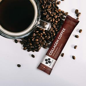 Etiqueta confidencial colágeno café em pó fibra dietética café em pó apoio saúde intestinal - Product Image 4