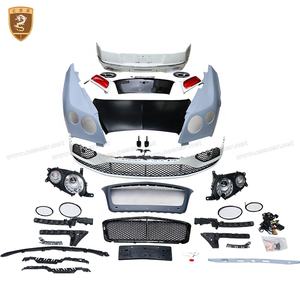 Pour Bentley Continental GT 2004-2012 modèle mise à niveau vers le nouveau 2017 modèle Kit de carrosserie de <span class=keywords><strong>voiture</strong></span> pare-chocs avant gril LED phare garde-boue capot - Product Image 2