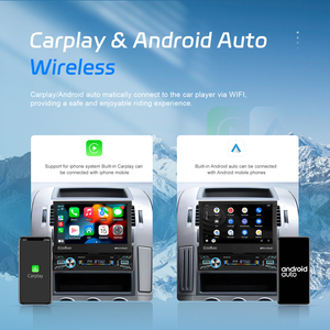 Podofo 7 "1 DIN <span class=keywords><strong>Android</strong></span> đài phát thanh xe 2 + 64 gam cơ giới có thể thu vào màn hình cảm ứng không dây Carplay GPS Wifi xe Stereo autoradio - Product Image 3