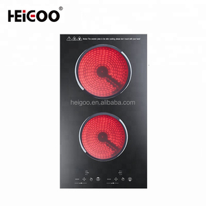 Chine fabricant double brûleur appareils <span class=keywords><strong>de</strong></span> cuisine verticale <span class=keywords><strong>type</strong></span> <span class=keywords><strong>domino</strong></span> induction infrarouge en céramique cuisinière - Product Image 1