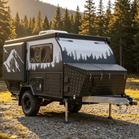 Caravanes de camping de luxe avec toilettes, mini-caravanes, caravanes tout-terrain