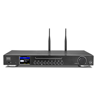HiFi multimedya ses sistemi oyuncu CD çalar Bluetooth bağlantısı ile FM radyo DAB Tuner alıcı IR uzaktan kumanda ile
