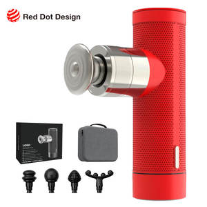 OEM便携式深层组织无刷迷你按摩枪，带4速打击，用于身体肌肉Recovery-2550mAh电池 - Product Image 1