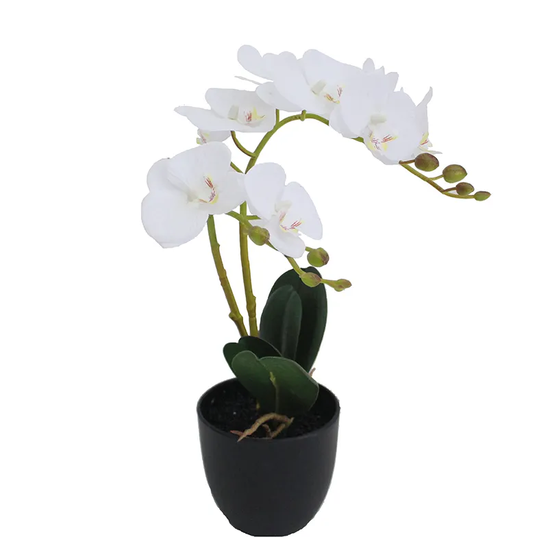 High quality fashion design hot selling indoor office home bonsai artificial orchid flower