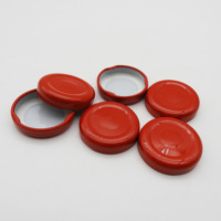 Tapas Metálicas de Rosca Anti-Derrames de Hojalata de 38mm 48mm 63mm 82mm Personalizadas para Frascos de Vidrio