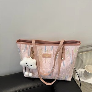 Popolare Borsa a Tracolla Capiente e alla Moda con Cerniera, Fodera in Poliestere, Design Carino e Texturizzato per Uso Quotidiano e Pendolarismo - Product Image 5