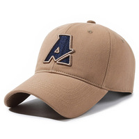 Gorra de béisbol deportiva versión coreana red roja bordada letra grande Instagram marca Hard Top Cap para negocios para hombre mujer