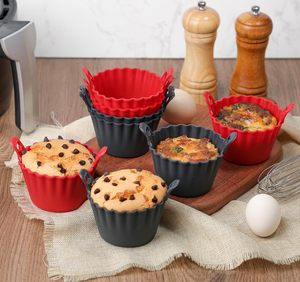 Moldes de Silicona Antiadherentes de Grado Alimenticio Premium para Huevos y Pasteles, Aptos para Freidoras de Aire y Hornos - Product Image 3