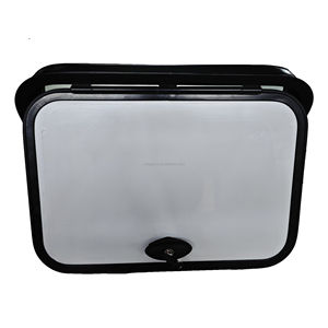 Perfil de aluminio de alta resistencia RV Puerta de equipaje caravana Camper remolque puerta de acceso con cerradura de puerta - Product Image 1
