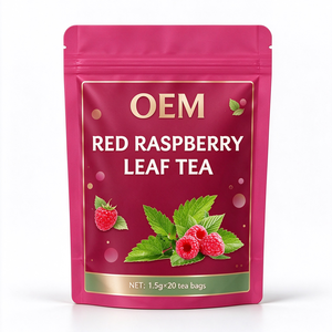 Té de Hojas de Frambuesa Roja Pura, Mezcla Personalizada OEM ODM, Sin Cafeína, Apoyo Diario para el Bienestar - Product Image 1