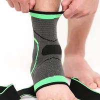 अनुकूलित आकार संपीड़न लोचदार रक्षक पट्टा टखने लपेटें समायोज्य टखने पैर समर्थन
