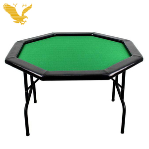 <span class=keywords><strong>Table</strong></span> de poker octogonale pliable multi-<span class=keywords><strong>jeux</strong></span> avec porte-gobelets en acier de bureau, prix d'usine YH Wholesale - Product Image 5