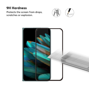 ฟิล์มกระจกนิรภัย9H ปกป้องหน้าจอ3D เต็มรูปแบบสำหรับ <span class=keywords><strong>OPPO</strong></span> ค้นหา N2พลิกโทรศัพท์ป้องกันหน้าจอ - Product Image 3