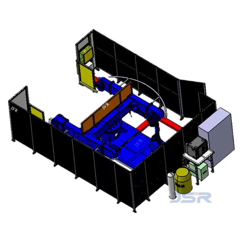 Robot saldatura pacchetto automatico robot saldatura workstation YASKAWA robot e saldatore