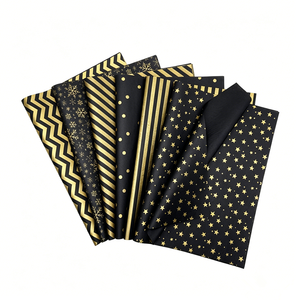 Supplier Custom Logo Gold Polka Dot Semi Transparent <b>Tissue</b> Paper <b>Wedding</b> Gift Wrapping <b>Tissue</b> Paper - Product Image 1