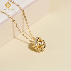 Collier en argent sterling 925 de nouvelle conception, moissanite, testeur de diamant, breloques, bijoux pour femmes - Product Image 4