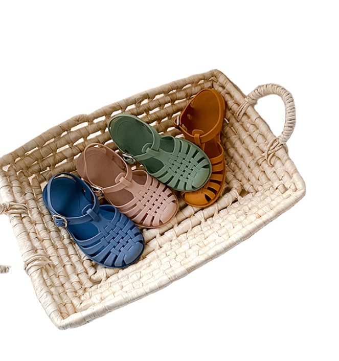 Vintage Newborn Toddler Summer Baby Casual Shoes Baby Jelly Sandals